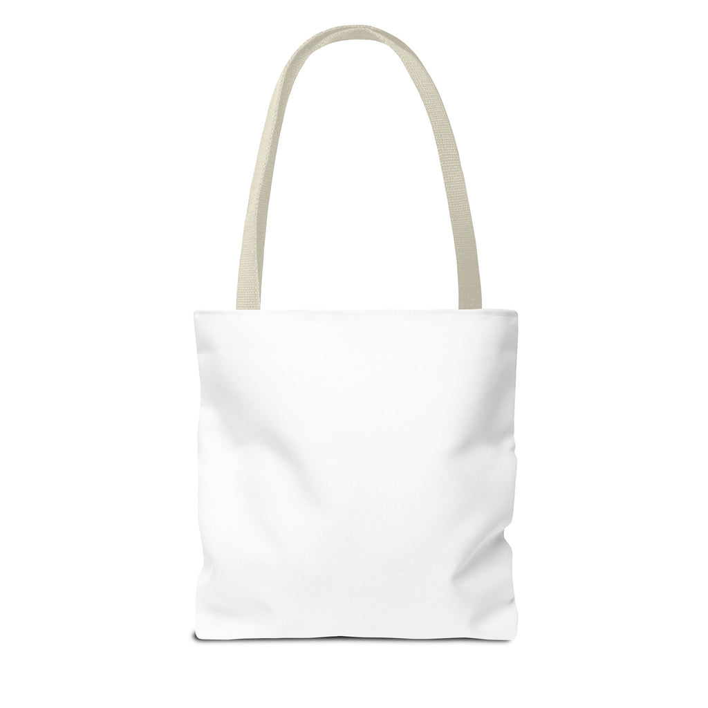 Floral Peace Sign Tote Bag — "Peace Comes From Within" Eco Canvas Tote