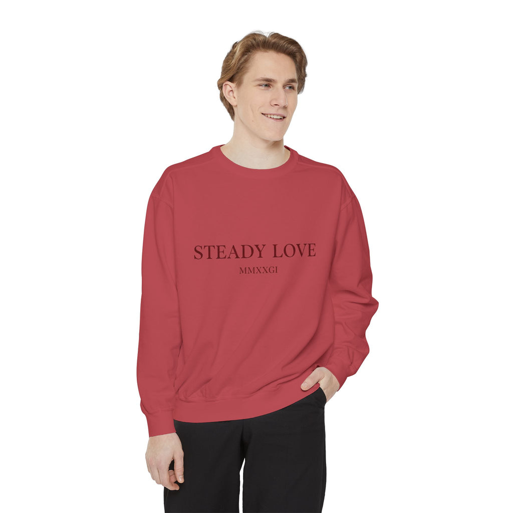 Steady Love Sweatshirt — Minimal Romantic Crewneck