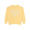 Peace & Love Sweatshirt — Retro Peace Heart Graphic Crewneck