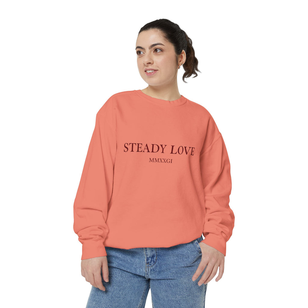 Steady Love Sweatshirt — Minimal Romantic Crewneck