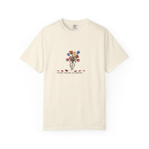 Floral Bones Tee — 'Strong Through It All' Graphic T‑Shirt
