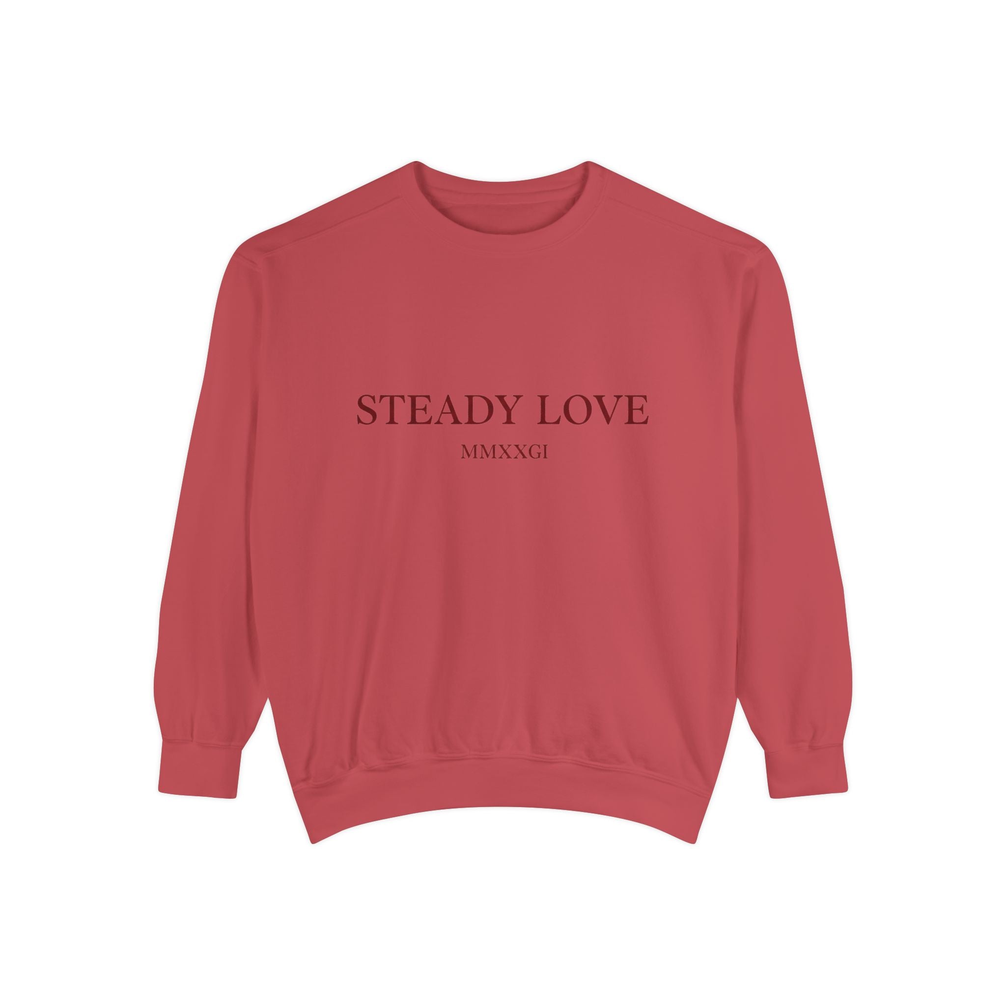 Steady Love Sweatshirt — Minimal Romantic Crewneck