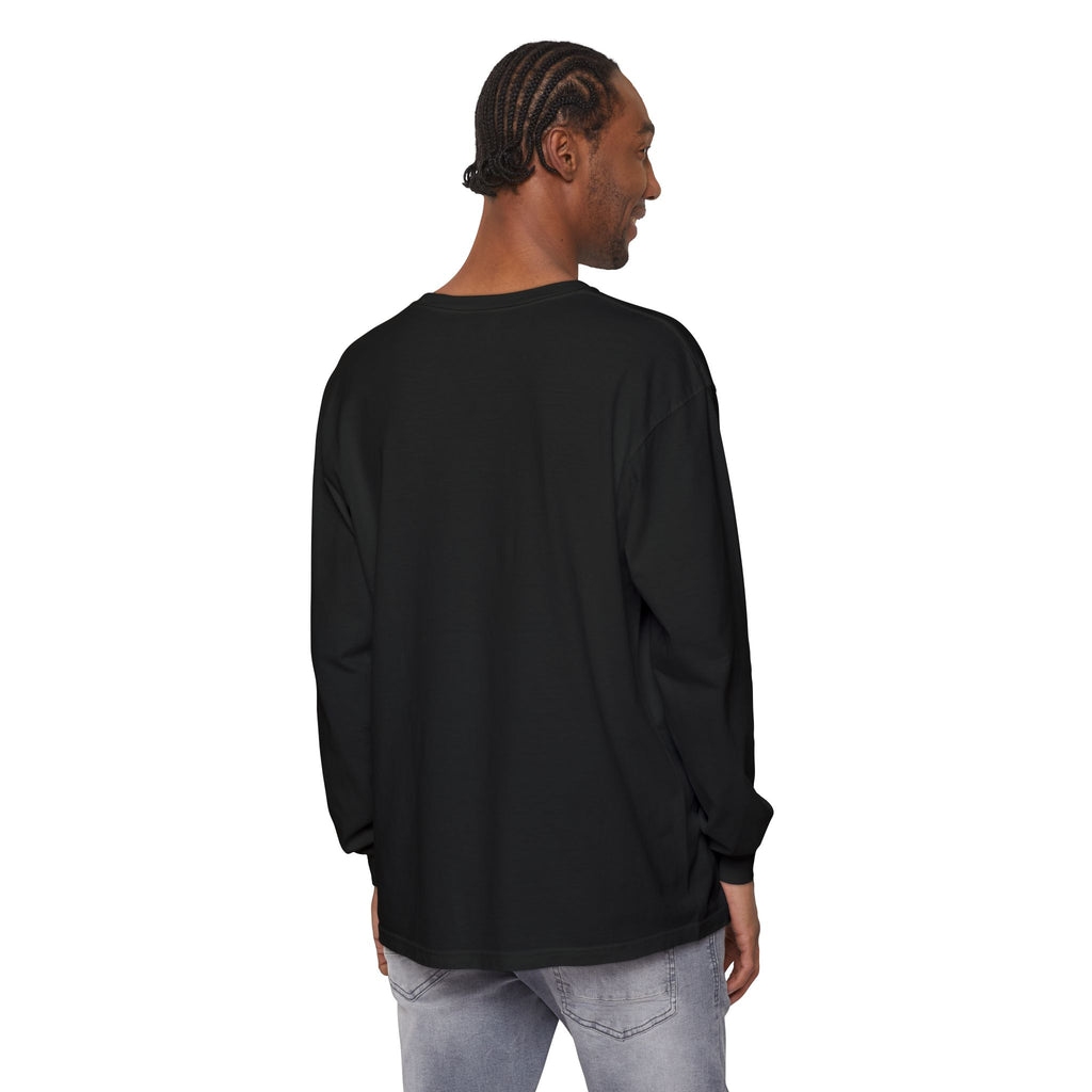 Find The Peace Long Sleeve Tee — Minimal Peace Sign Graphic