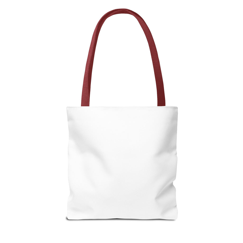 Floral Peace Sign Tote Bag — "Peace Comes From Within" Eco Canvas Tote